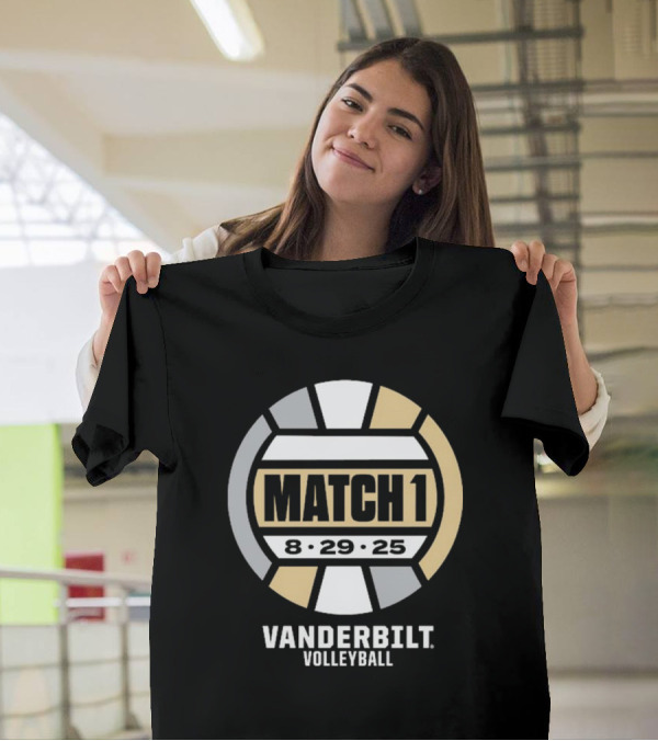 Vanderbilt Volleyball Match 1 August 29 2025 T-Shirt