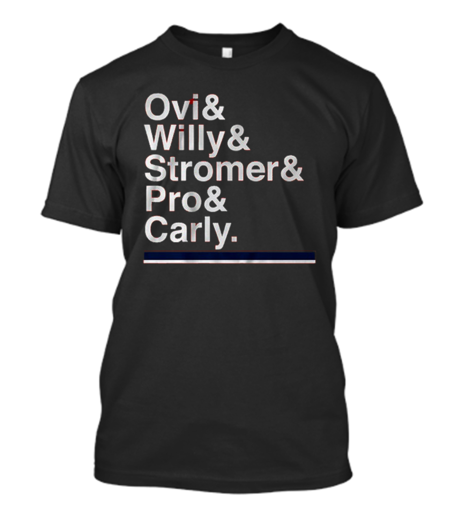 Ovi & Willy & Stromer & Pro & Carly Washington Hockey Ampersand T-Shirt
