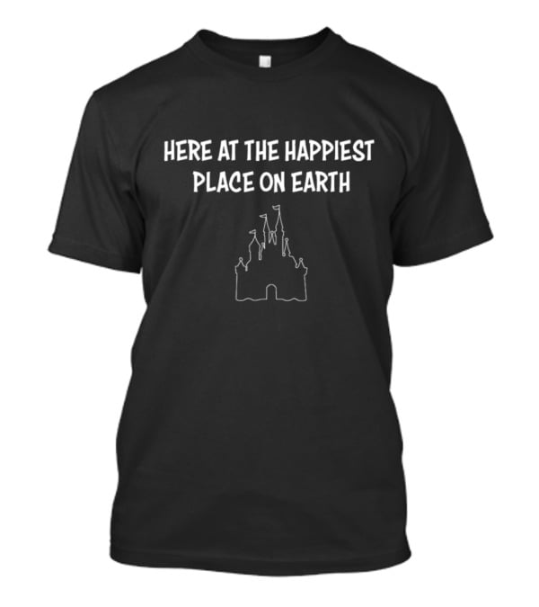 Washington Commanders Here At The Happiest Place On Earth T-Shirt