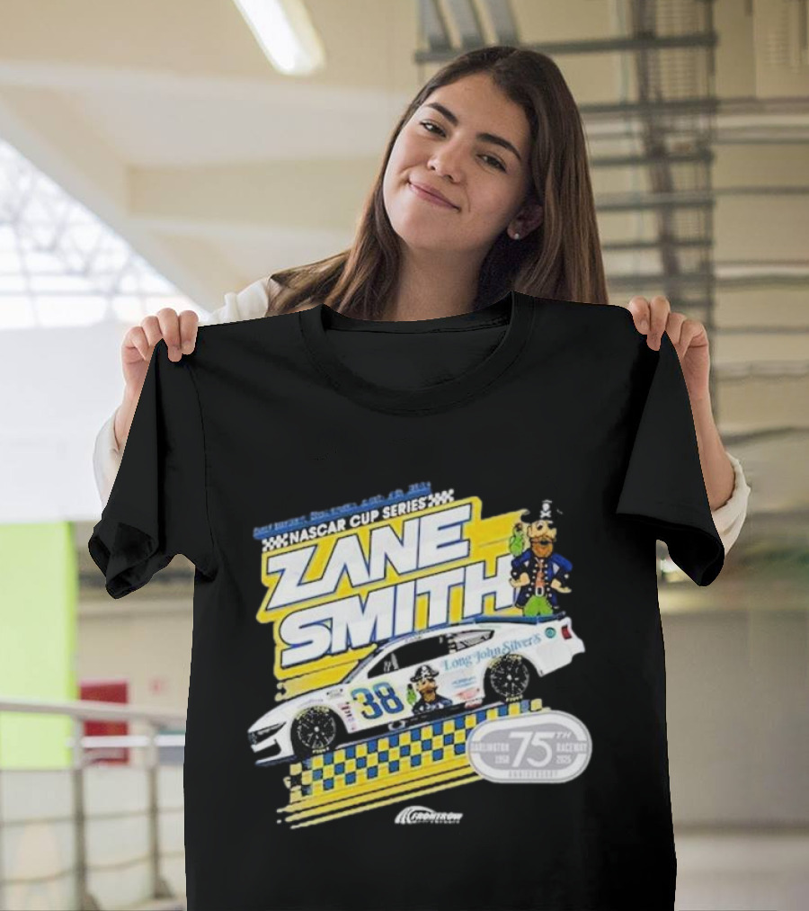 NASCAR Cup Series Zane Smith Long John Silver’s Car 75th Race 38 T-Shirt