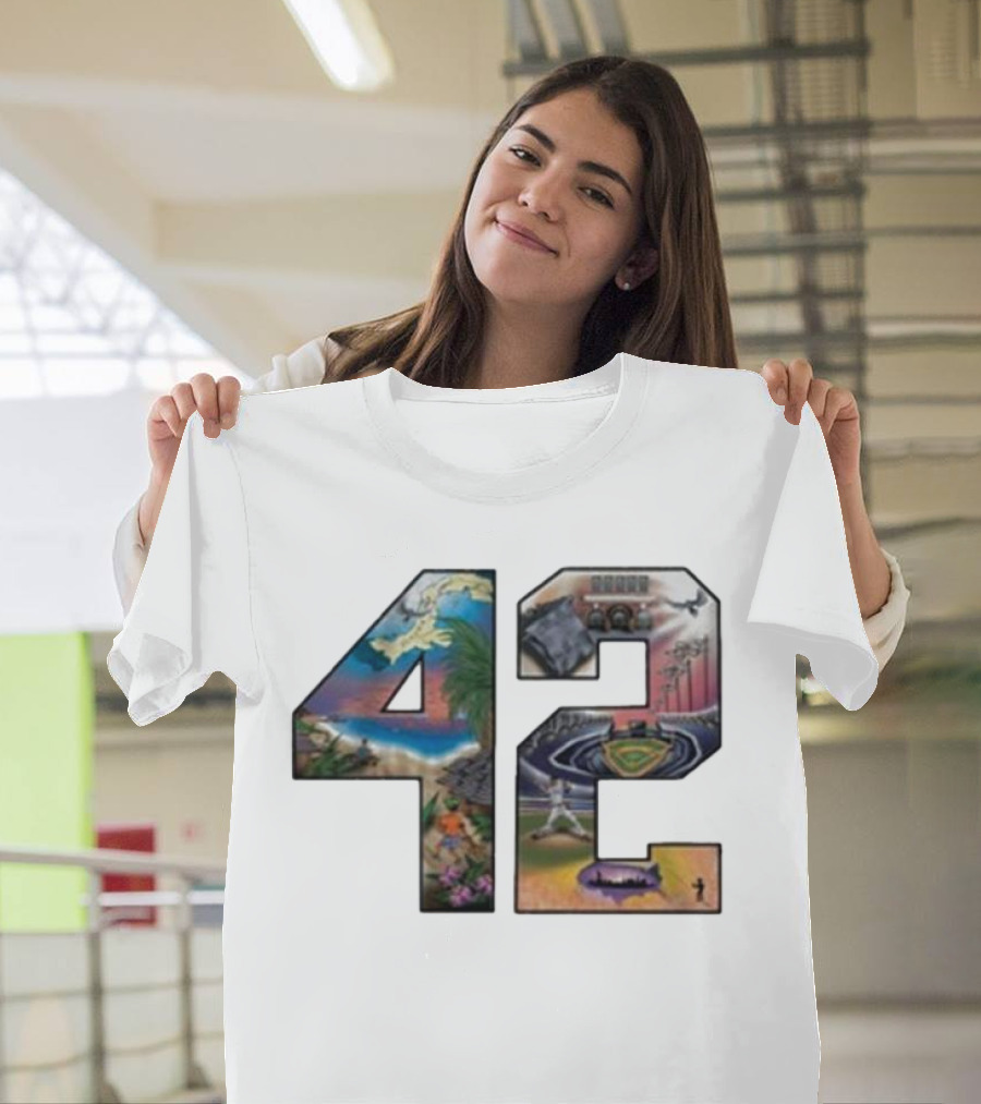 42 Mariano Rivera Foundation Iconic Baseball Imagery T-Shirt