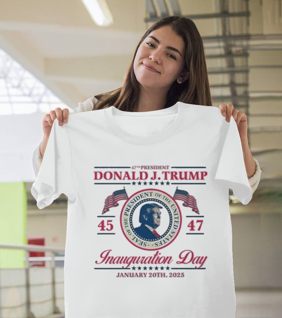 47th President Donald Trump January 20th 2025 USA Inauguration Day 45 47 T-Shirt