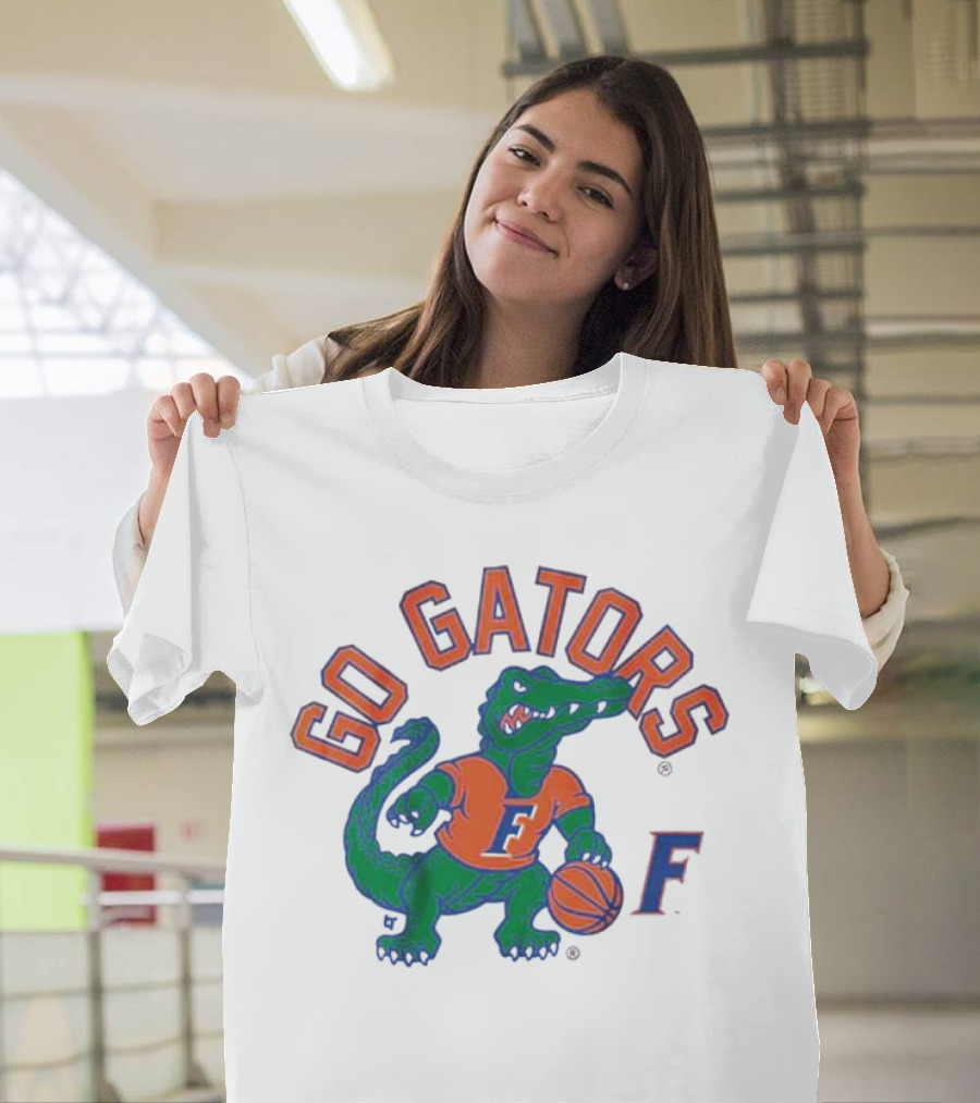 Go Gators Florida Mascot F Basketball T-Shirt
