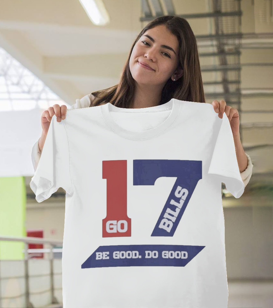 Awesome Josh Allen MVP Go Bills 17 Be Good Do Good God Bless T-Shirt