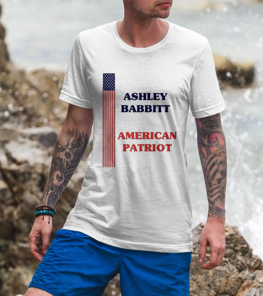 Ashley Babbitt American Patriot Flag Stripe Stars T-Shirt