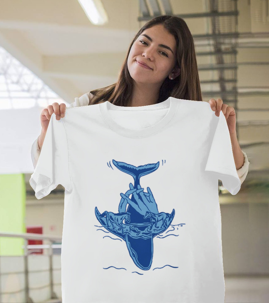 Billie Marten Whale With Hands And Horses T-Shirt