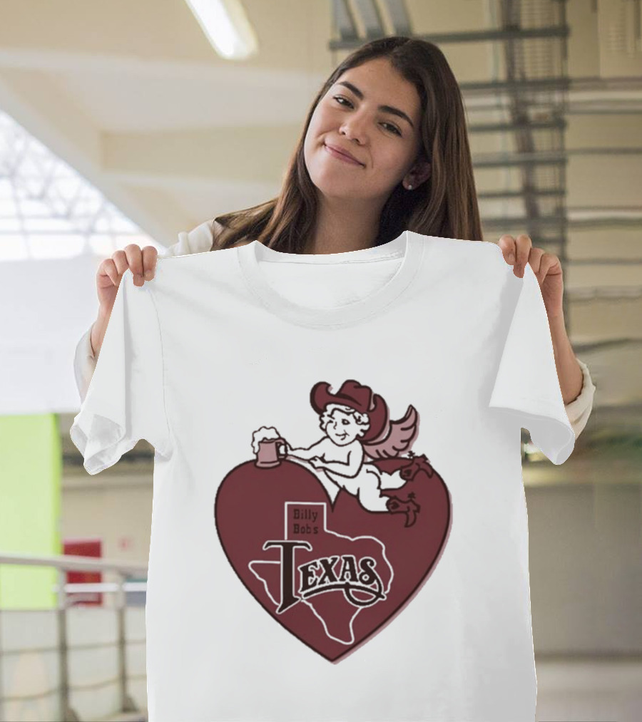 Billy Bob’s Texas Cupids Heart with Cowboy Hat and T-Shirt