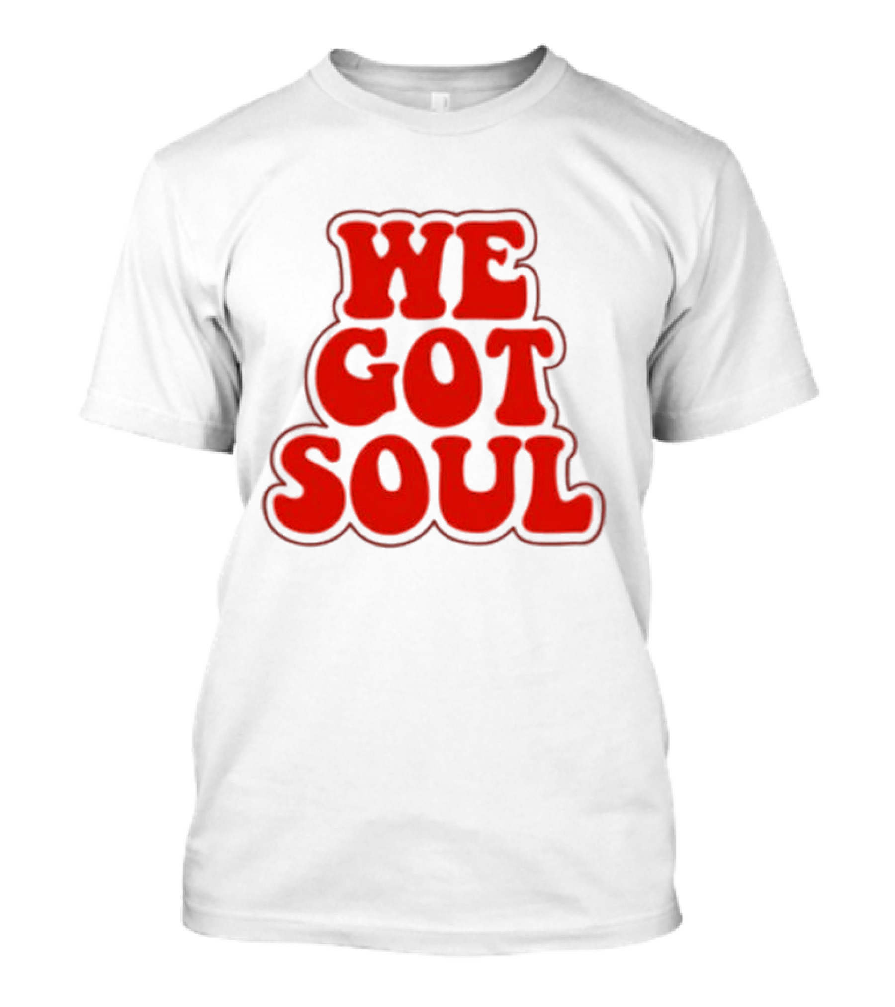 Burna Boy We Got Soul Retro Red Text Style T-Shirt