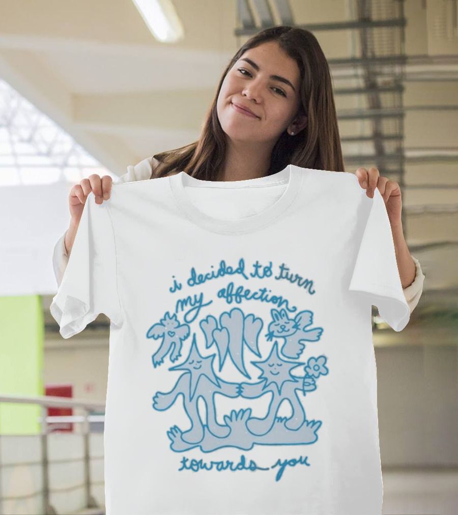 Cavetown I Decided To Turn My Affection Towards You Whimsical Characters and Hearts T-Shirt