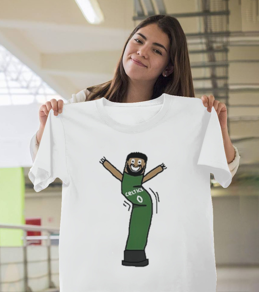 Celtics Jayson Tatum Inflate-Tum Cartoon T-Shirt