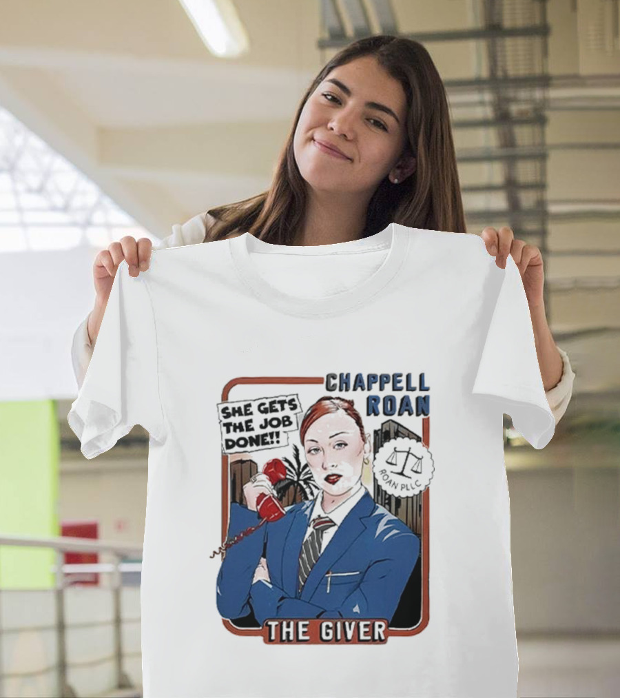 Chappell Roan The Giver Blue Suit Red Rose T-Shirt