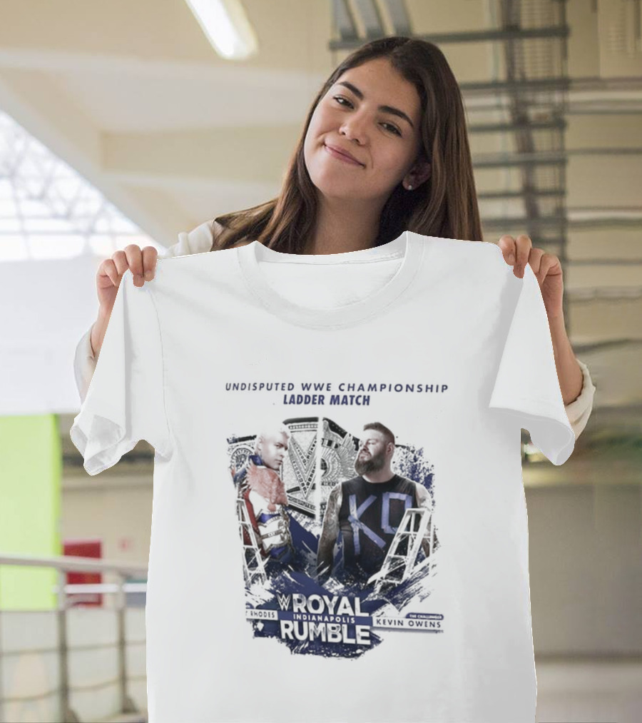 Cody Rhodes vs. Kevin Owens Royal Rumble 2025 Undisputed WWE Championship Ladder Match The Canada Dream T-Shirt