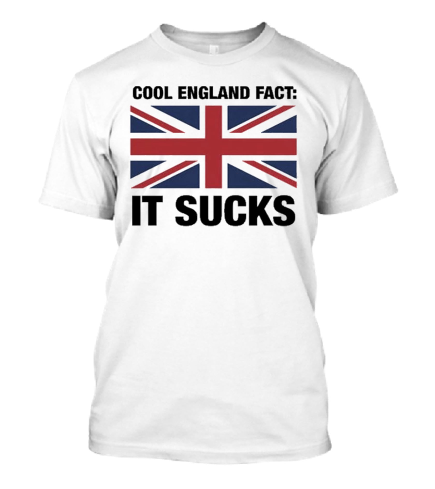 Cool England Fact It Sucks Union Jack T-Shirt