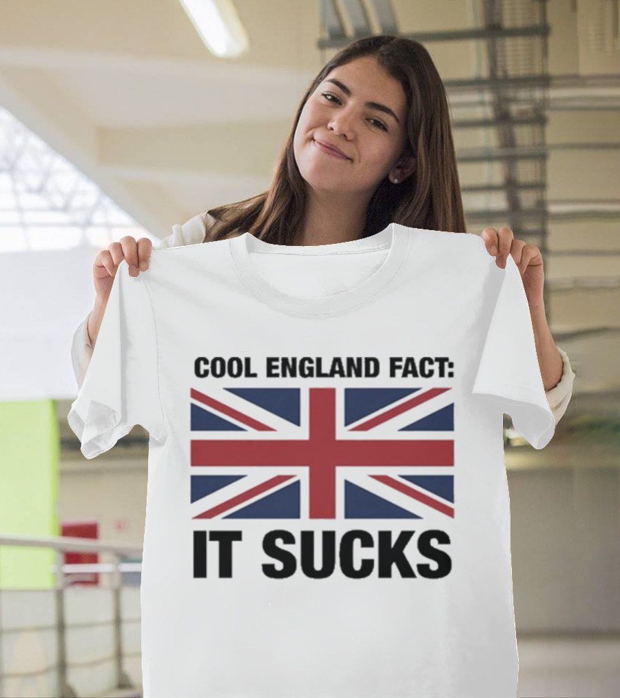 Cool England Fact It Sucks Union Jack T-Shirt
