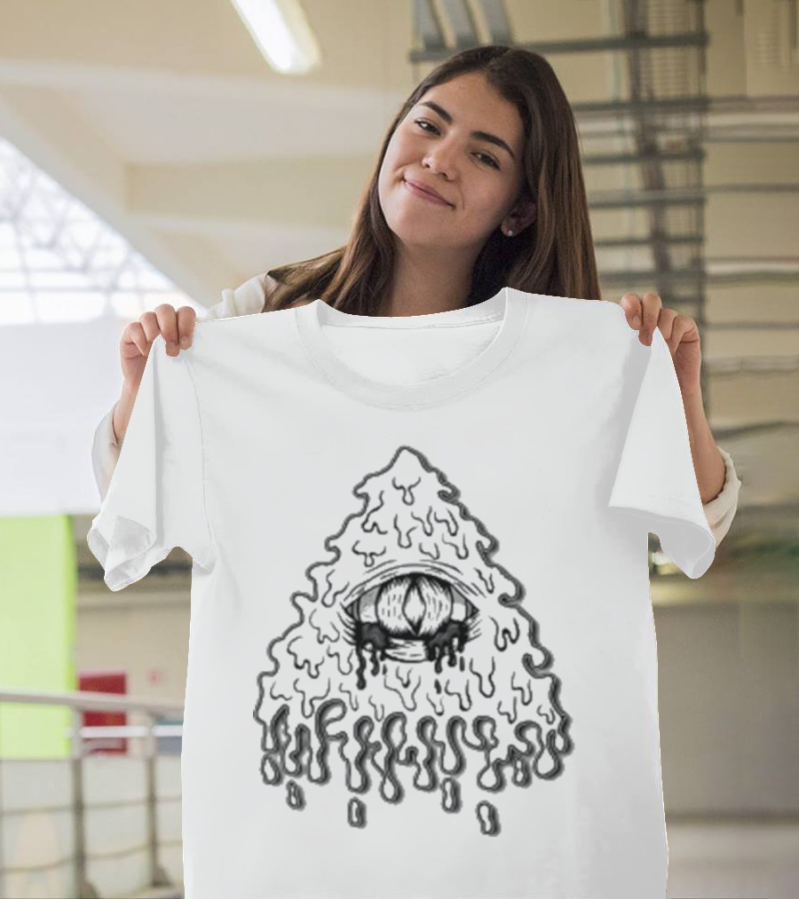 Dean Mercer Oculus Dripping Hooded Figure T-Shirt