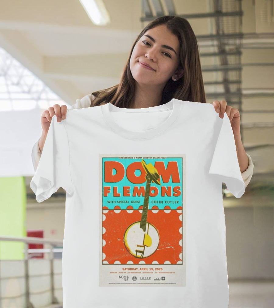 Dom Flemons with Special Guest Colin Cutler Crossroads NCMA Winston-Salem April 19 2025 T-Shirt