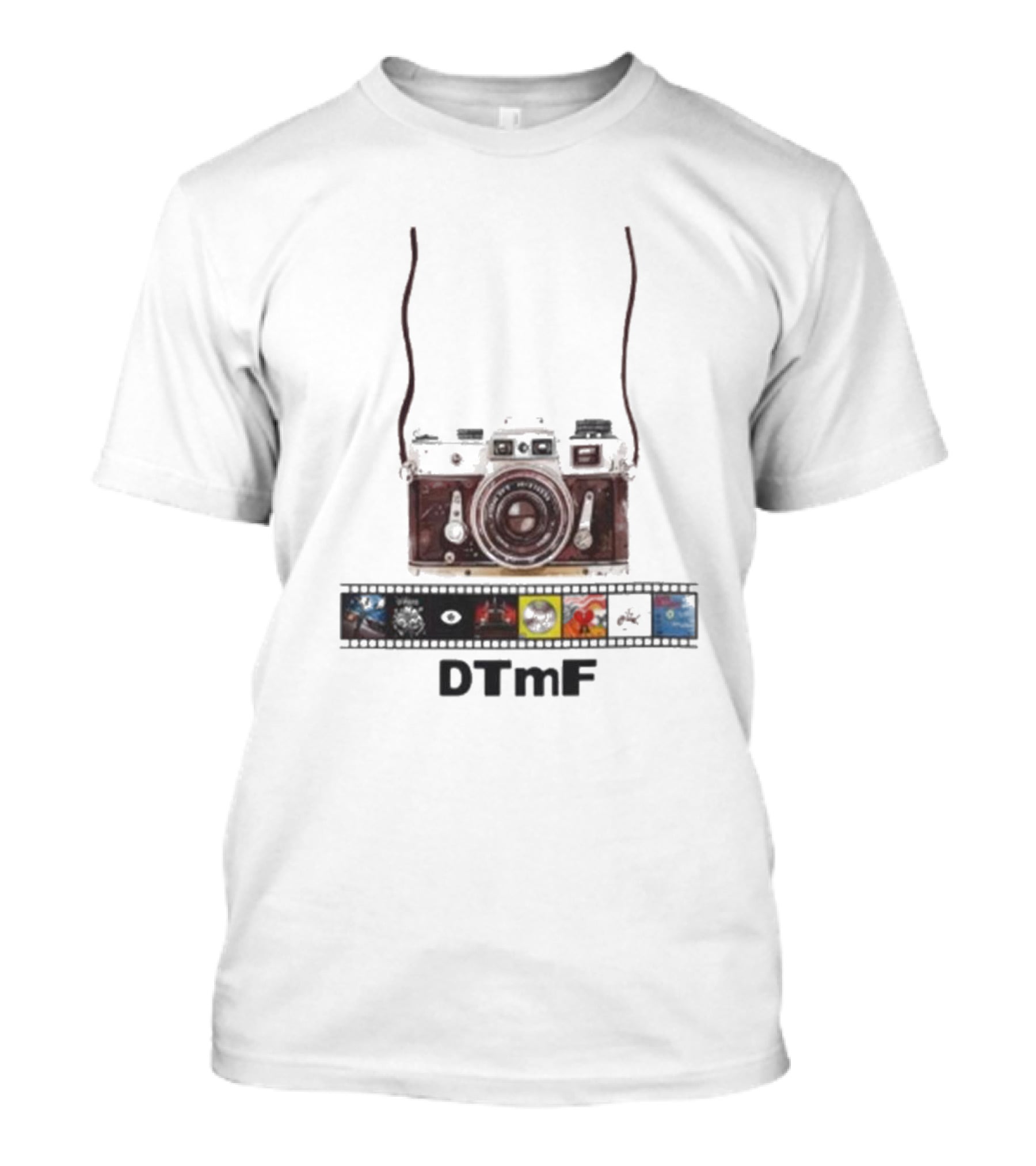 DTmF Camera Filmstrip Album 2025 Bad Bunny Signature T-Shirt