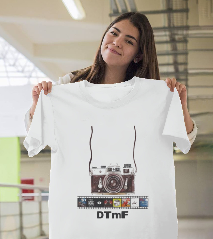 DTmF Camera Filmstrip Album 2025 Bad Bunny Signature T-Shirt