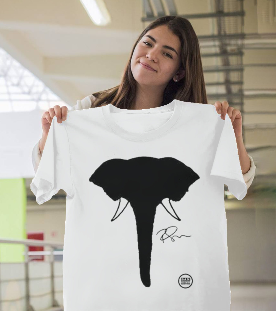 Ricky Gervais Elephant Silhouette T-Shirt