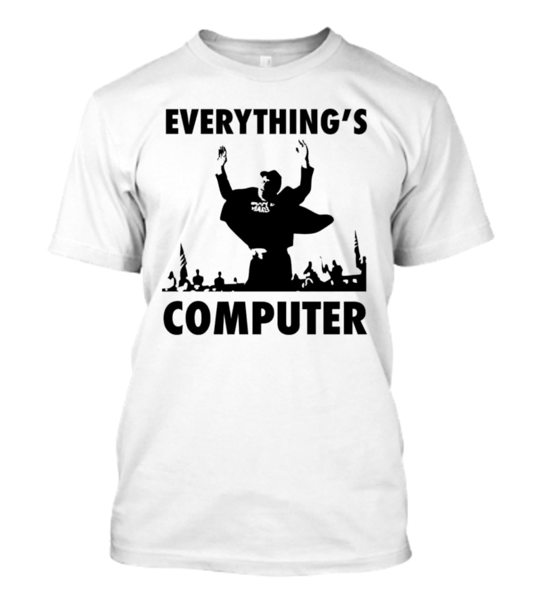 Elon Musk Raise His Hands Up Everything’s Computer T-Shirt