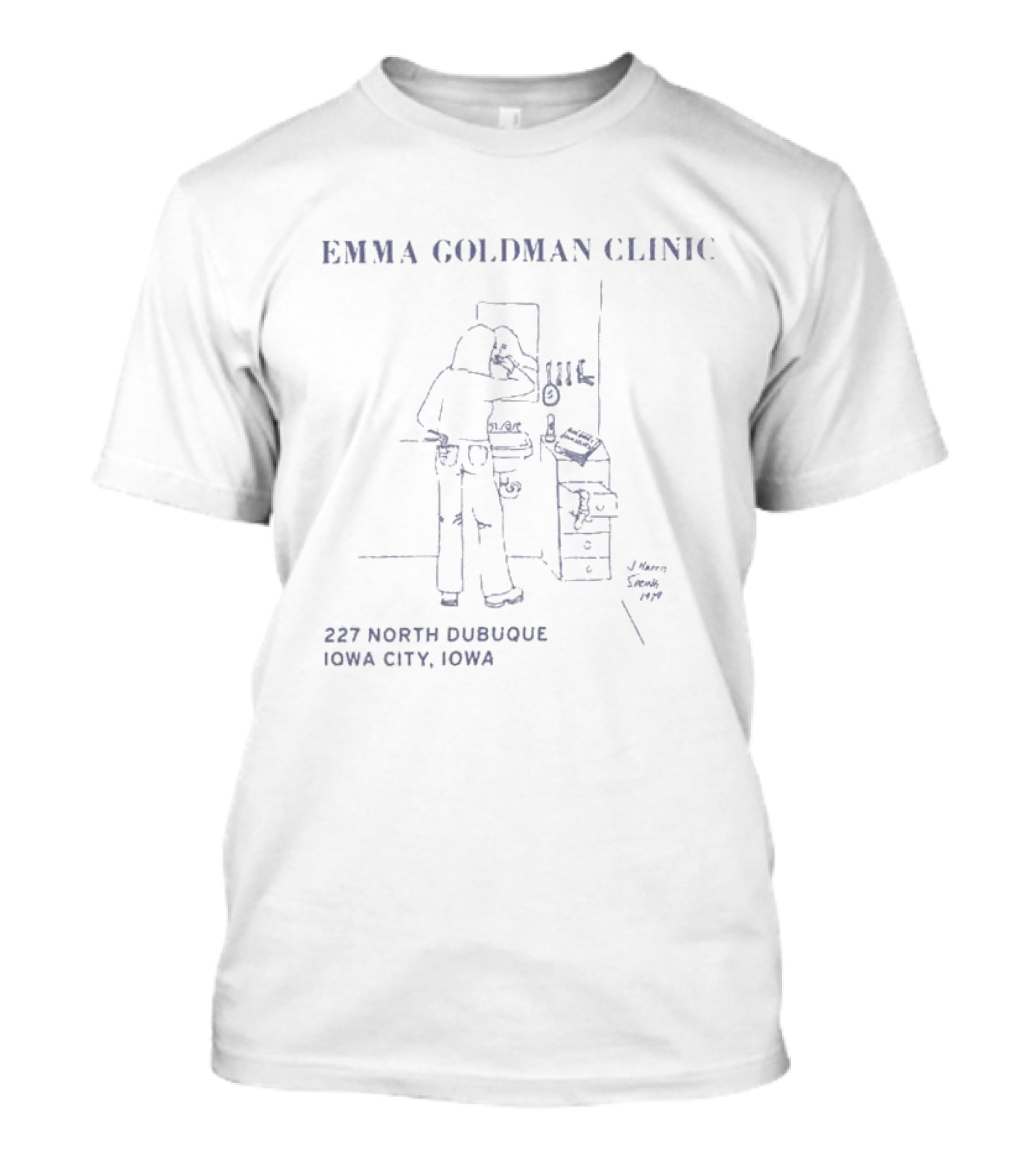 Emma Goldman Clinic 227 North Dubuque Iowa City Empowerment Insights T-Shirt