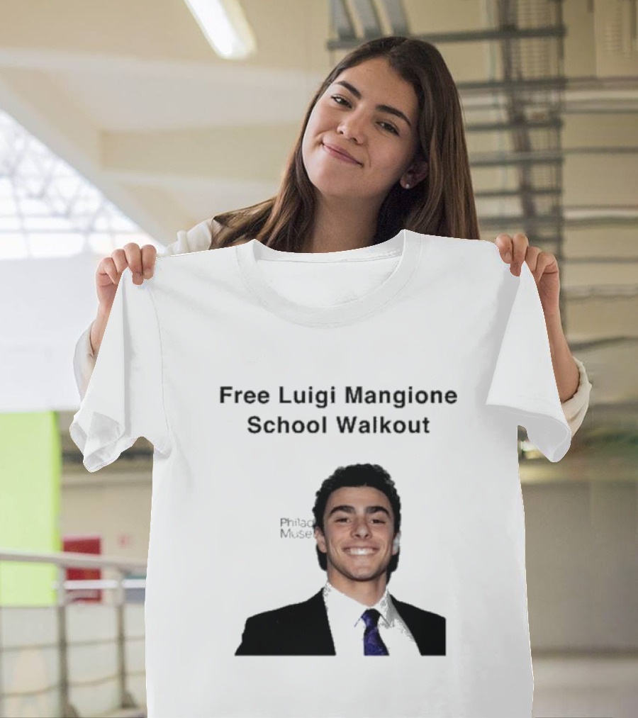 Free Luigi Mangione School Walkout T-Shirt
