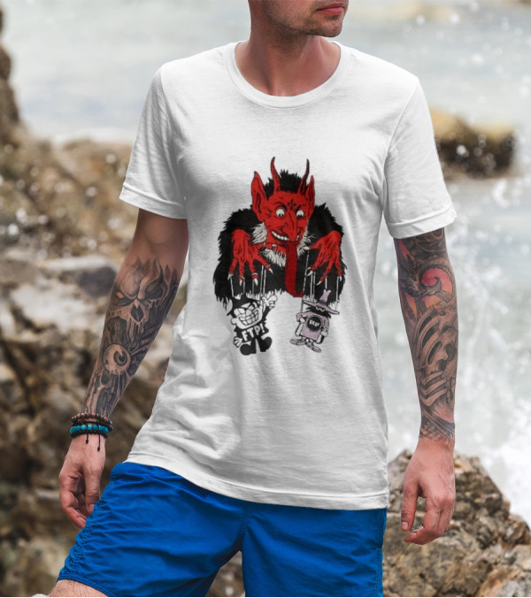 FTP Krampus Devil Puppet Master With FTP Characters T-Shirt