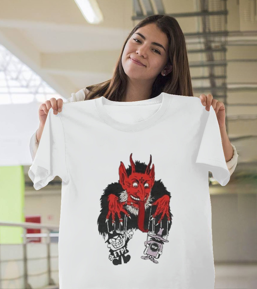 FTP Krampus Devil Puppet Master with FTP Characters T-Shirt
