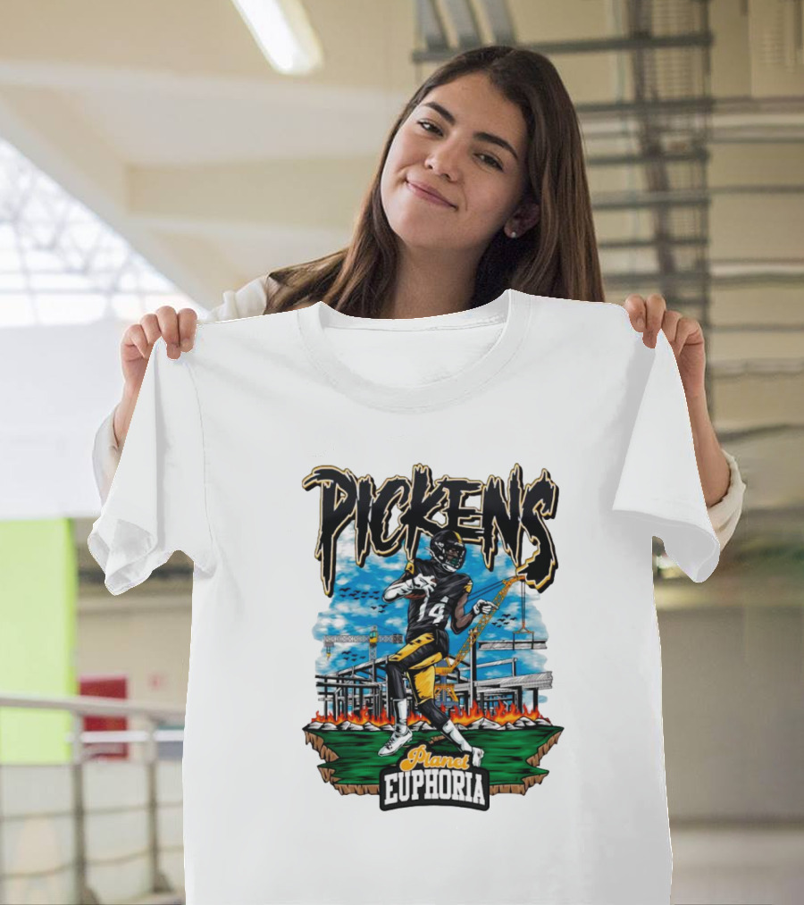 Pickens Planet Euphoria Pittsburgh Steelers NFL T-Shirt