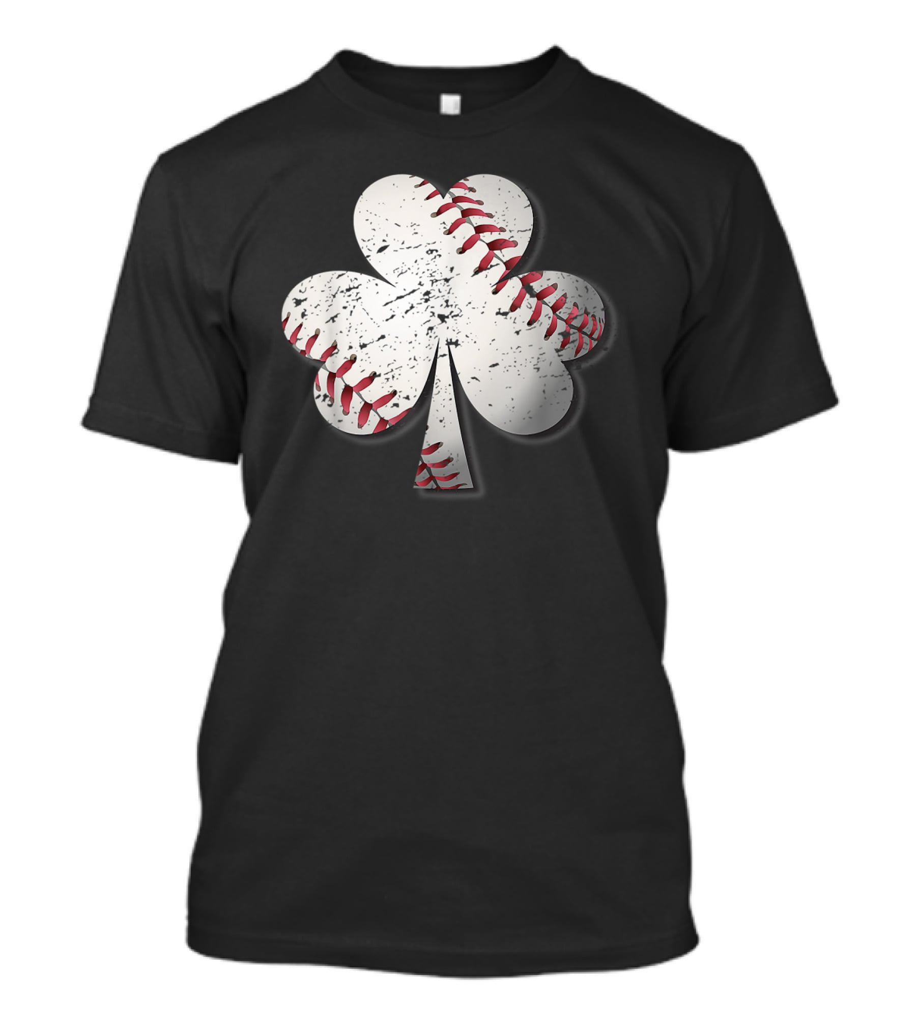 St Patricks Day Shamrock Baseball Womens T-Shirt