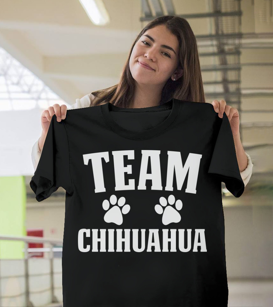 Team Chihuahua Paw Print Loyalty T-Shirt