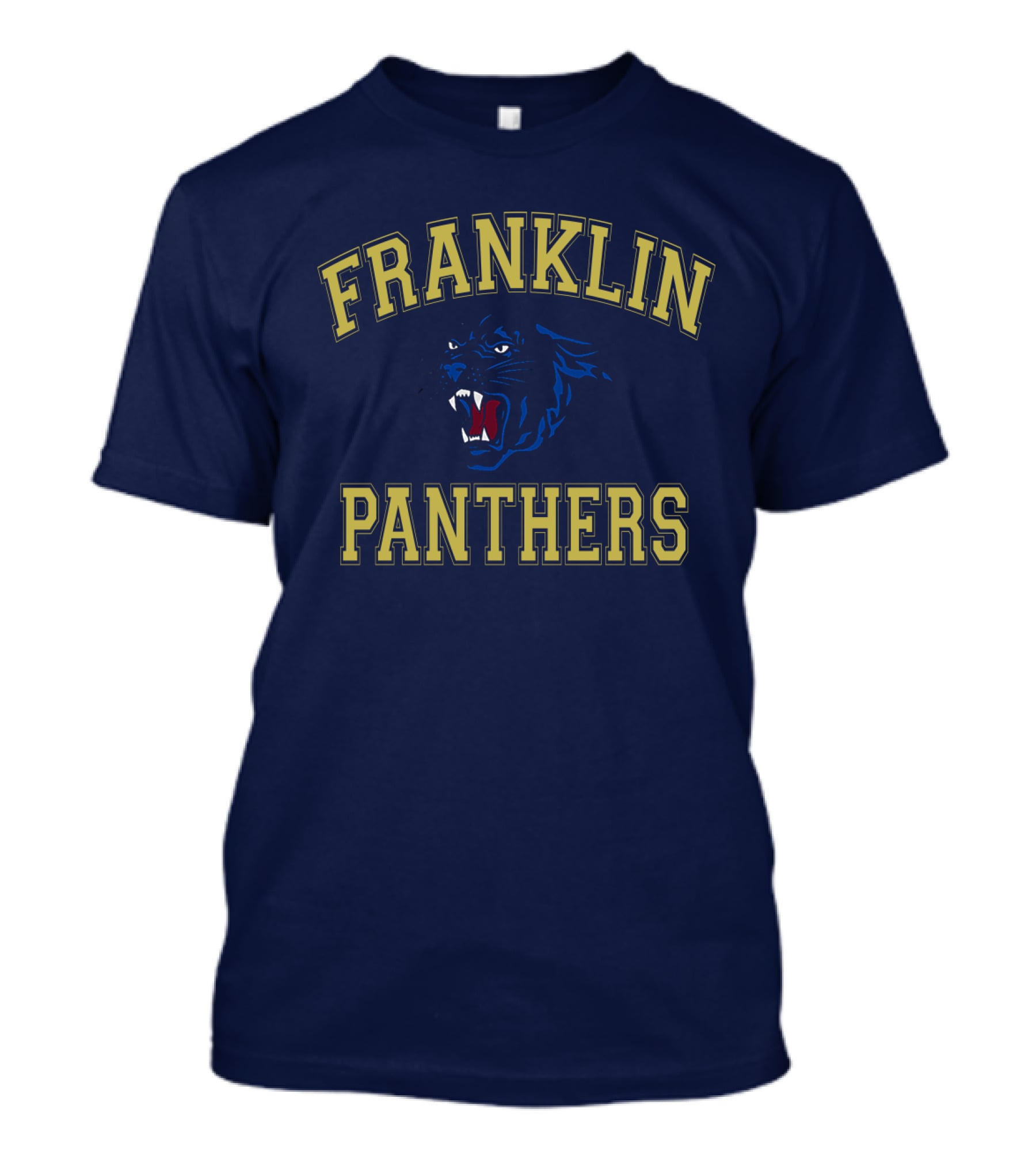Franklin Panthers Roaring Sports Team Spirit T-Shirt