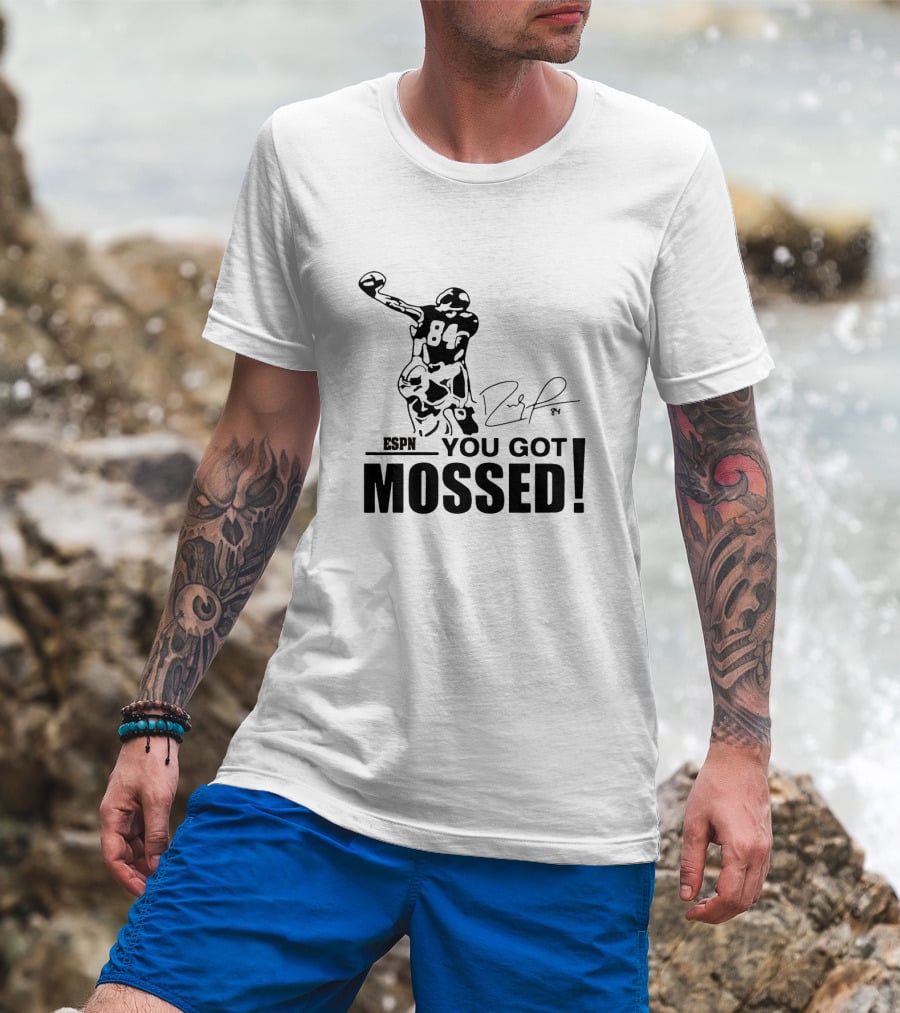 ESPN You Got Mossed 84 Signature Football T-Shirt