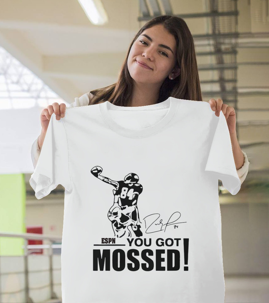 ESPN You Got Mossed 84 Signature Football T-Shirt