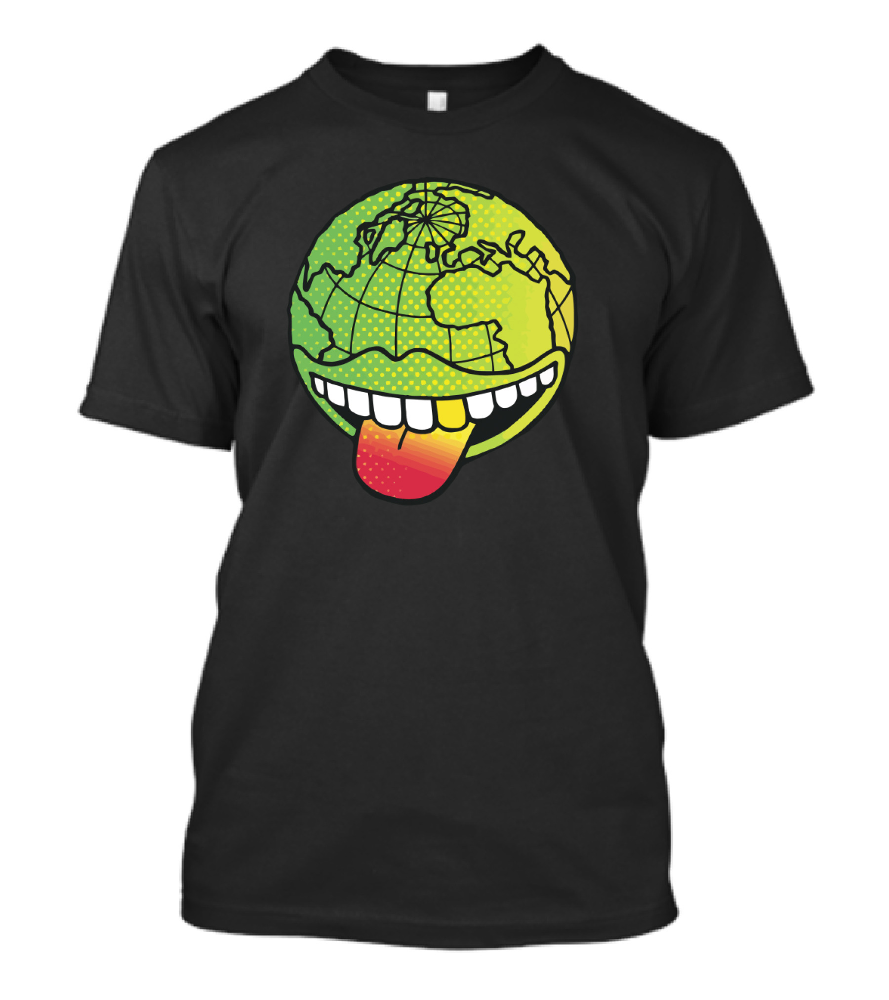 Earthgang Tongue Out Earth Globe T-Shirt