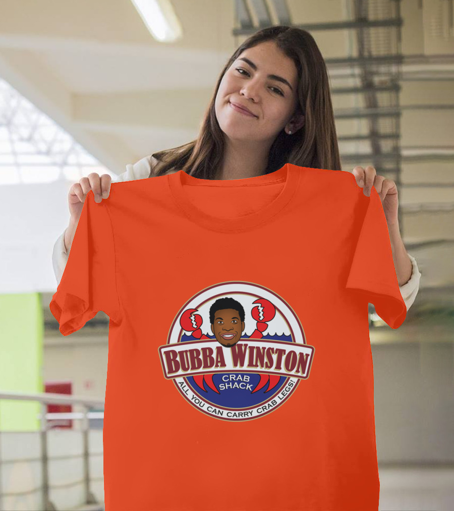 Bubba Winston Crab Shack All You Can Carry Crab Legs T-Shirt