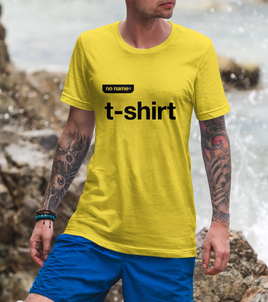 No Name T-Shirt Label Minimalist T-Shirt