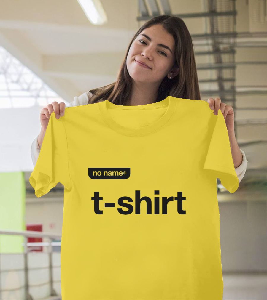 No Name T-Shirt Label Minimalist T-Shirt
