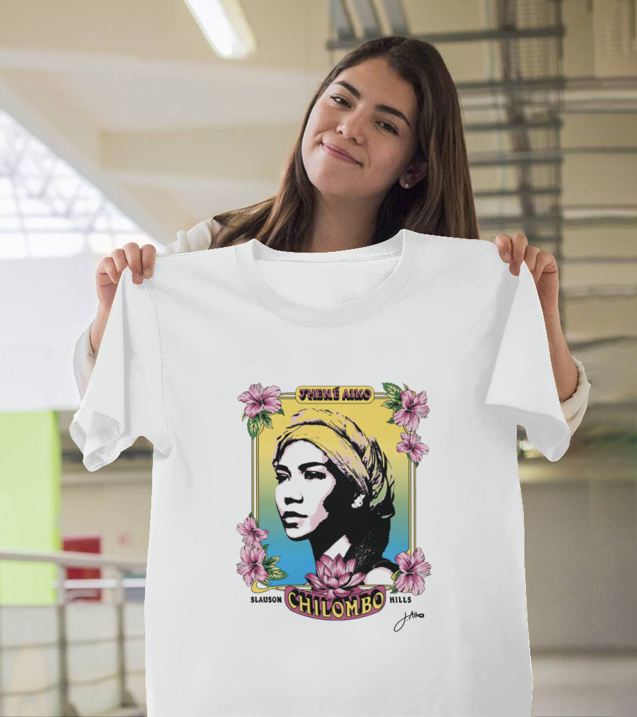 Jhené Aiko Chilombo Slauson Hills Floral T-Shirt