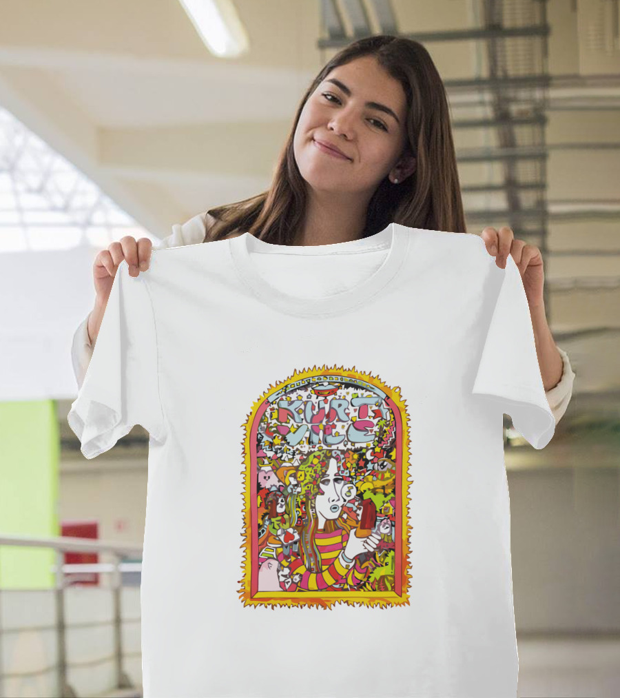 Kurt Vile Psychedelic Ice Cream T-Shirt