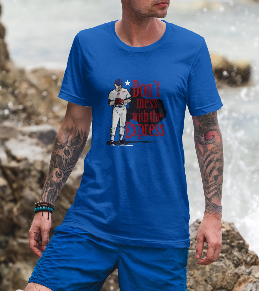 Don't Mess With The Express Bloody Nolan Ryan T-Shirt