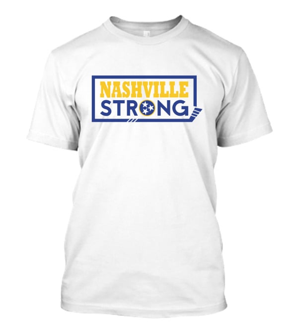 Nashville Strong Hockey Tri-Star Emblem T-Shirt