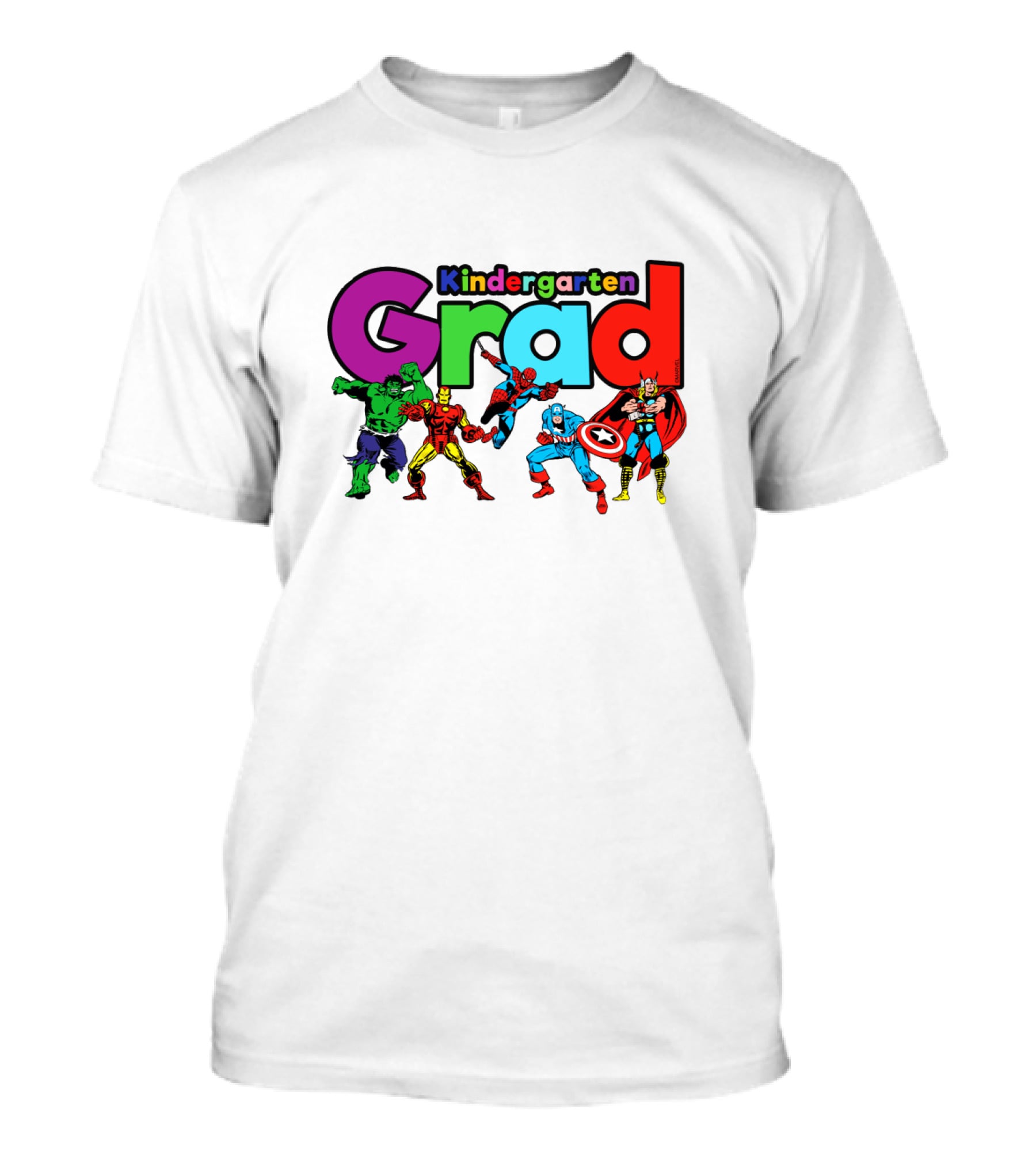 Kindergarten Grad Superhero T-Shirt