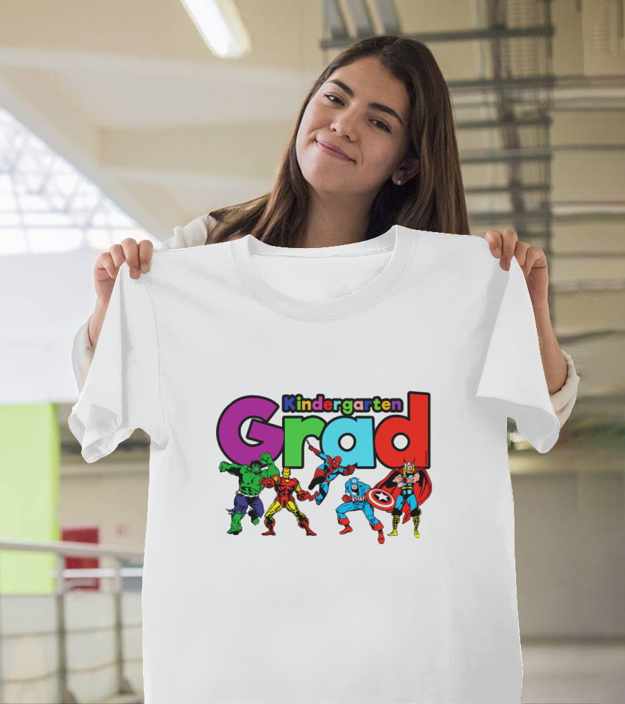 Kindergarten Grad Superhero T-Shirt