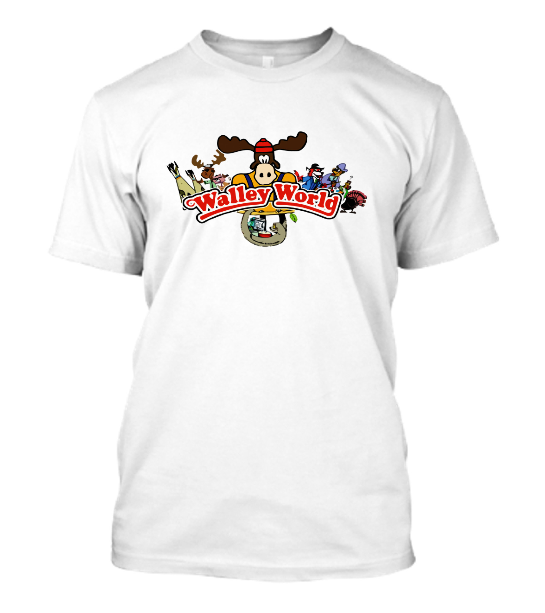 Walley World Moose With Characters T-Shirt