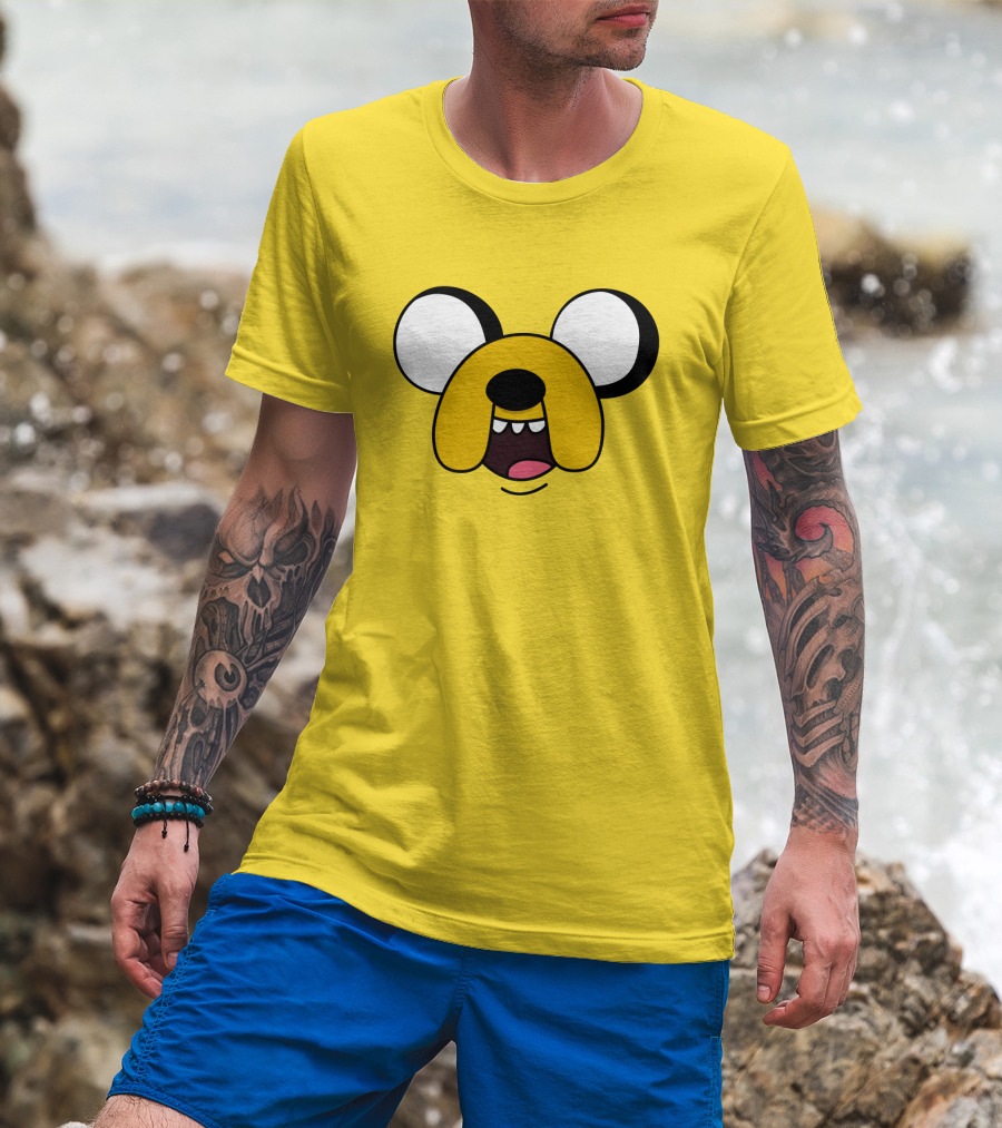 Adventure Time Jake The Dog Face T-Shirt