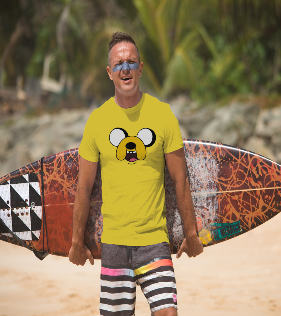 Adventure Time Jake The Dog Face T-Shirt