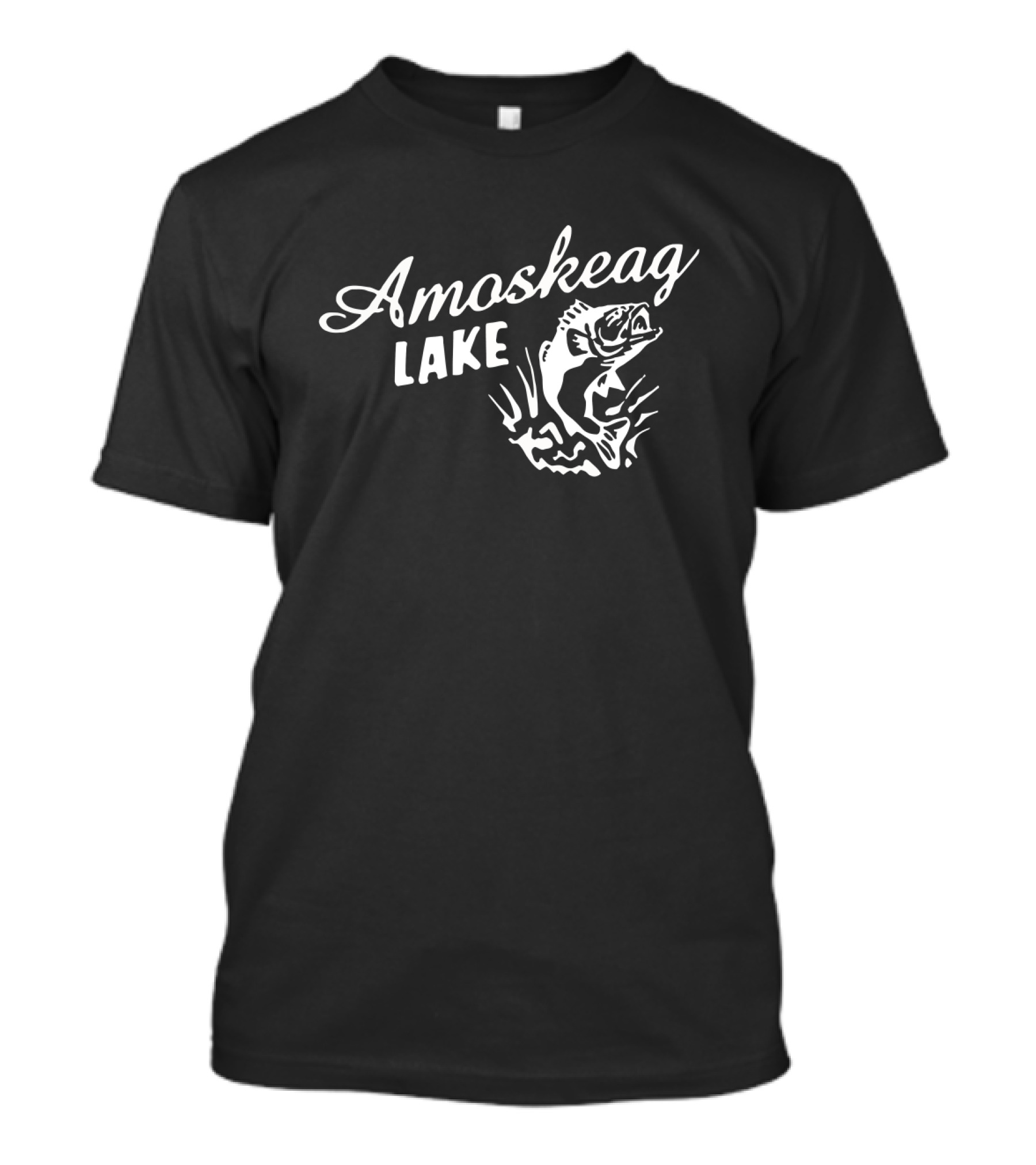 Amoskeag Lake Bass Fishing T-Shirt