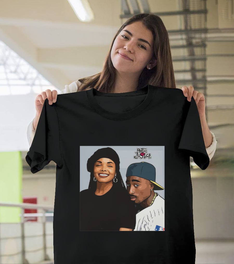 Poetic Justice Janet Jackson Tupac Shakur Baseball Cap MLB T-Shirt