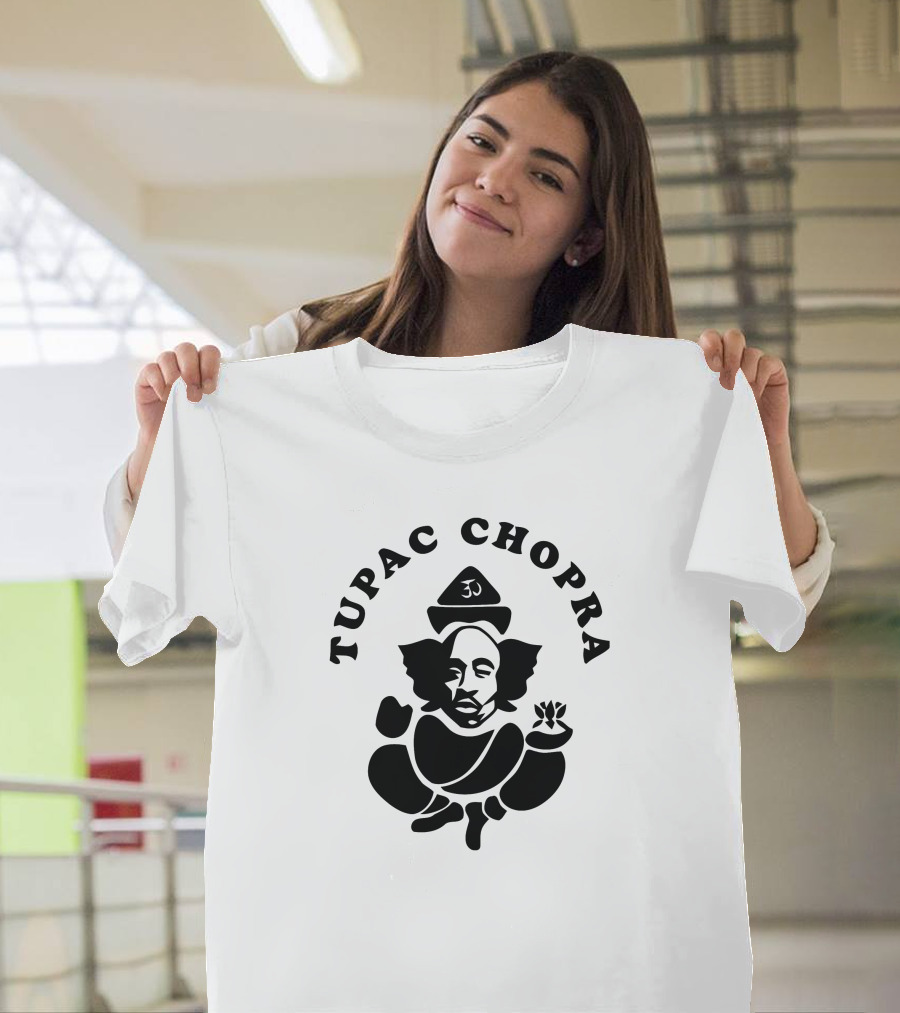 Tupac Chopra Meditation Iconic Mashup T-Shirt